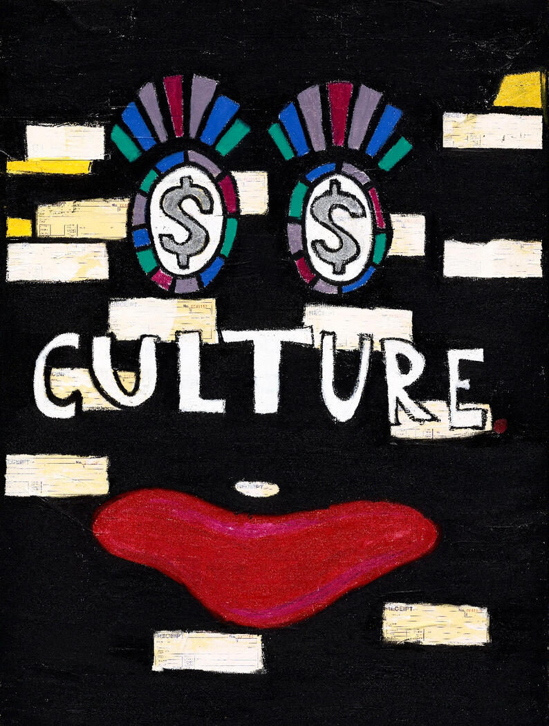 American Beauty | 48 IN. X 36 IN. (Private Collection) 48 in x 36 in. Oil Pastel on Canvas