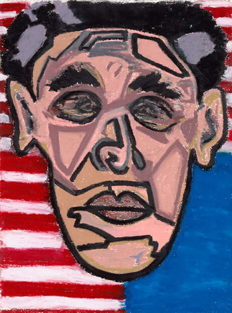 IN DIRE DISTRESS #44 20x16 PASTEL ON PAPER