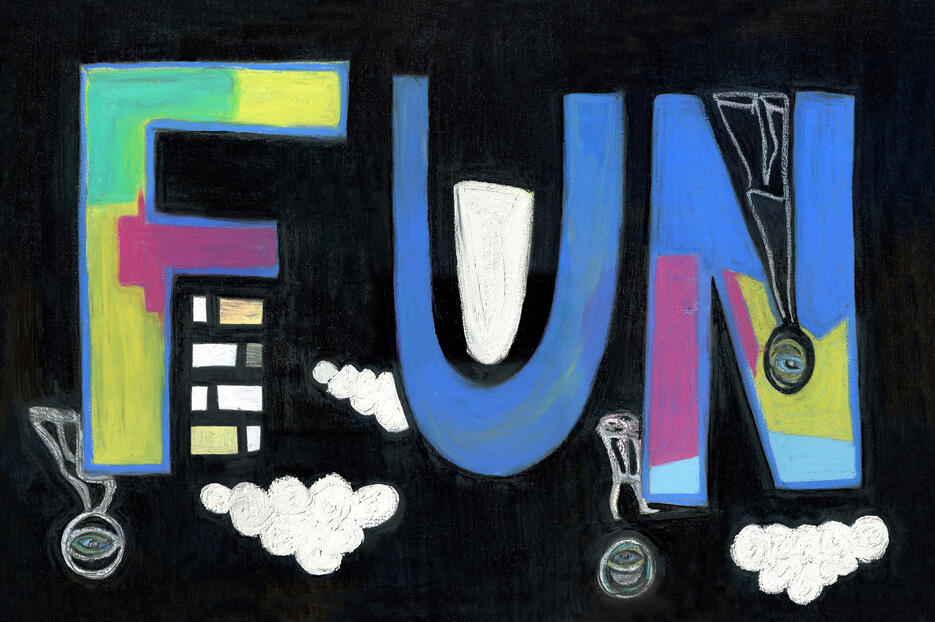 Untitled III (Private Collection) 24in x 36in Oil + Pastel on Canvas