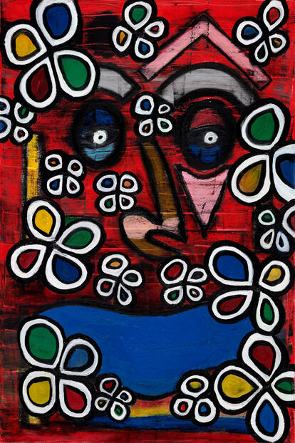 Flower Child, 2021 (Private Collection) 48 x 36 Oil on Canvas